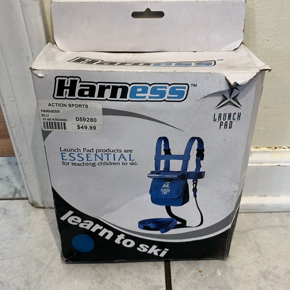 Learn to ski harness